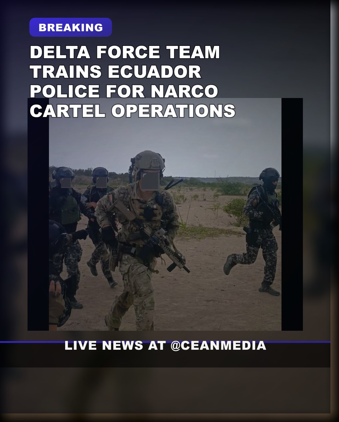 Illustrative photo for: U.S. Delta Force Ecuador: Top Special Ops Team Joins