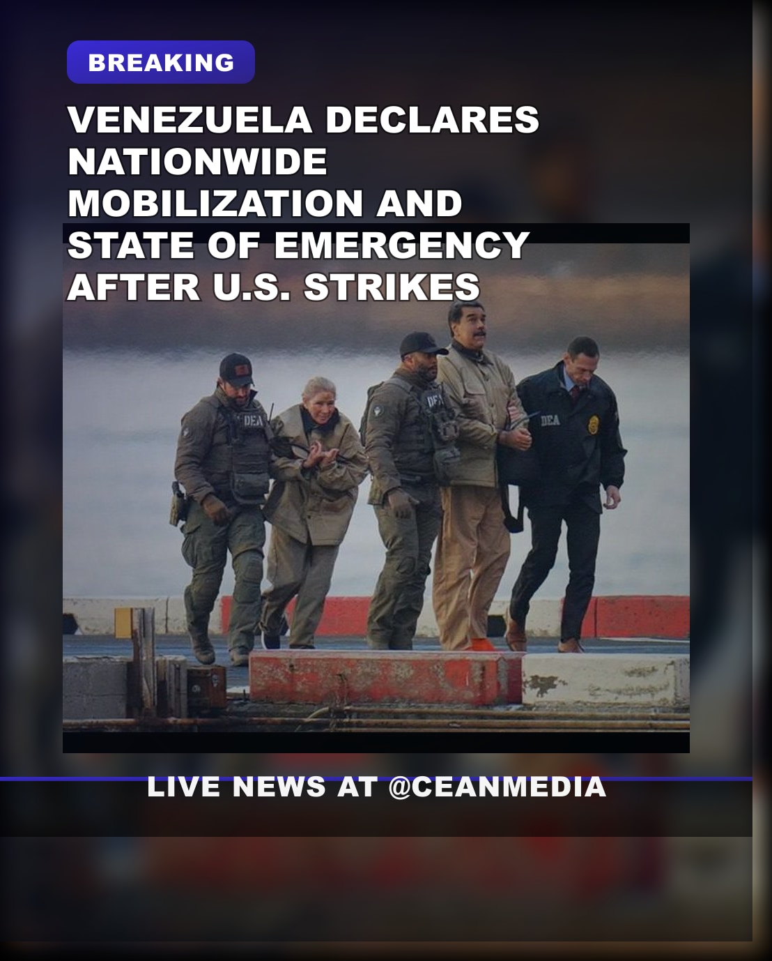 Illustrative photo for: Venezuela National Mobilization Emergency Declared Amid
