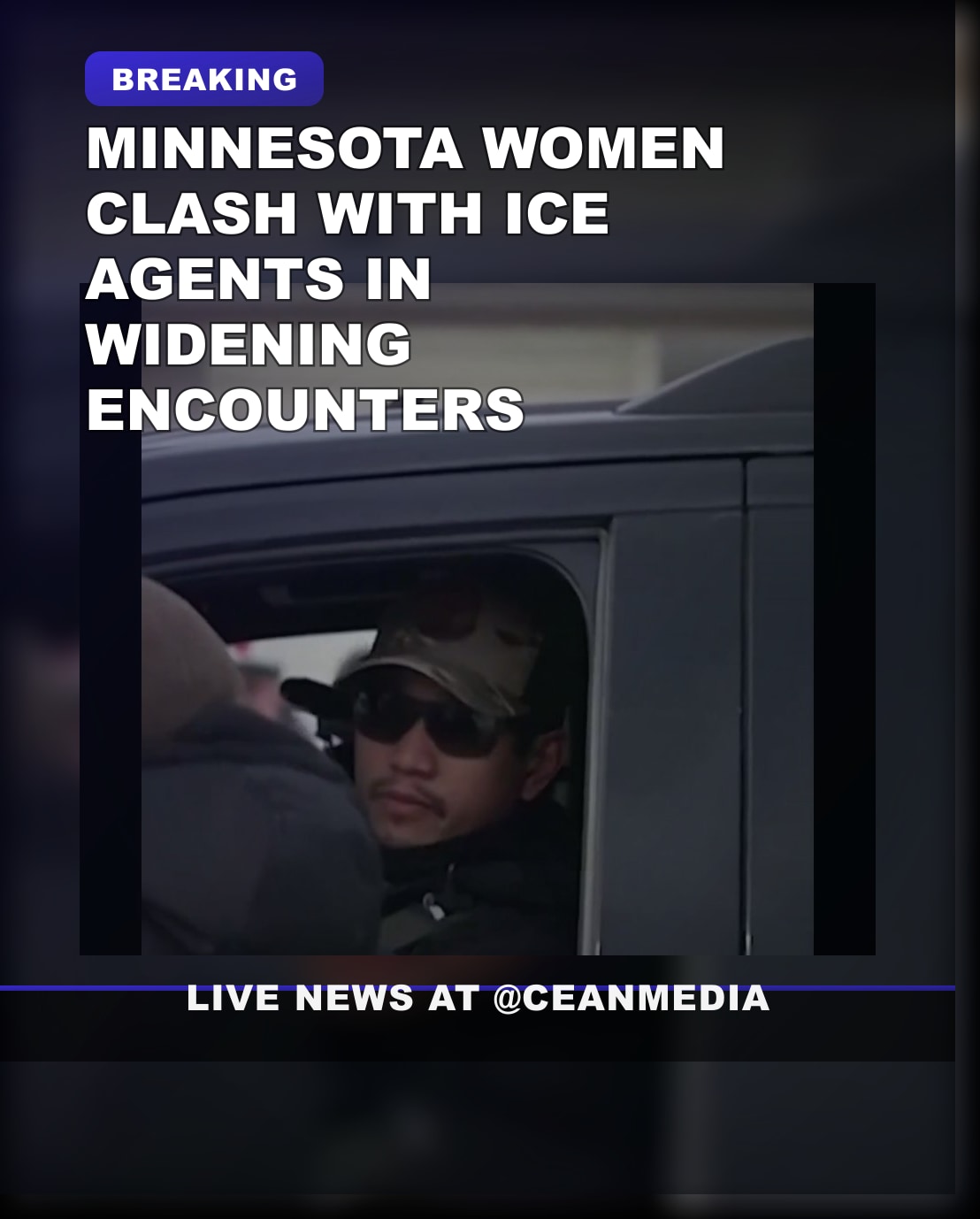 Illustrative photo for: Women Clashes ICE Agents Rise in Minnesota