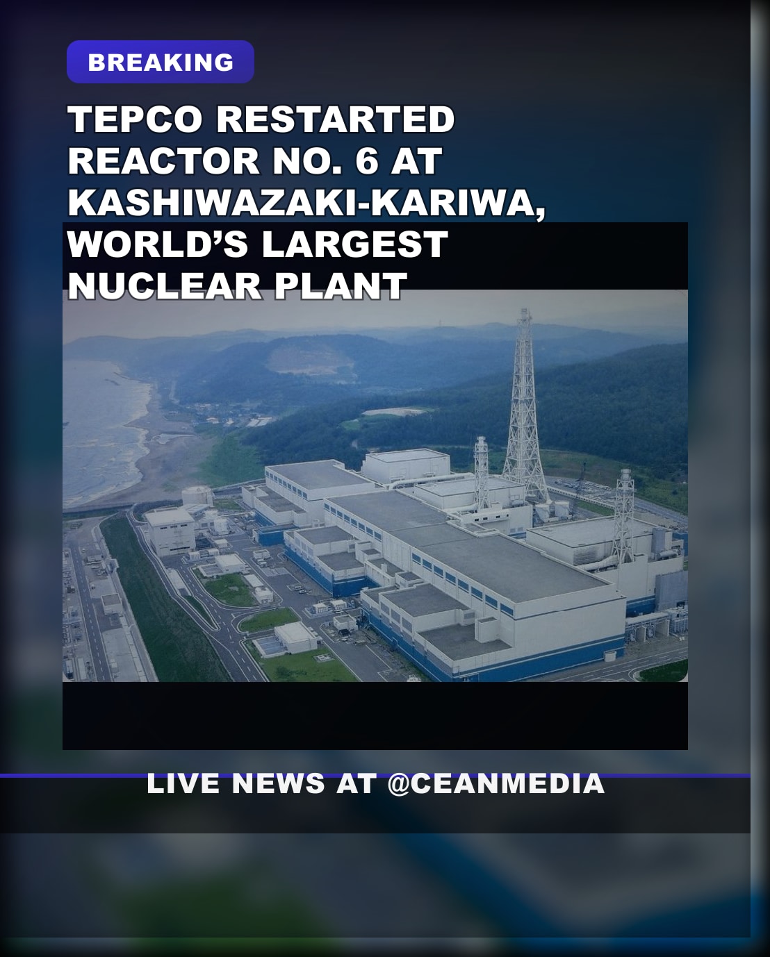 Illustrative photo for: Japan nuclear power restart: Kashiwazaki-Kariwa Reactor No.