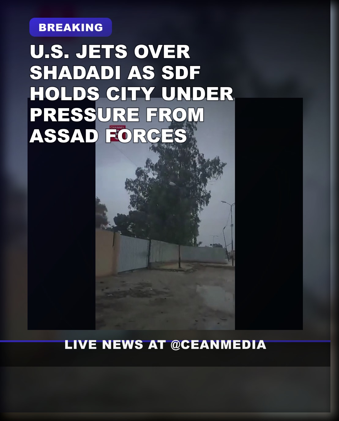 Illustrative photo for: U.S. Fighter Jets Shadadi Patrol as Syrian Forces Advance