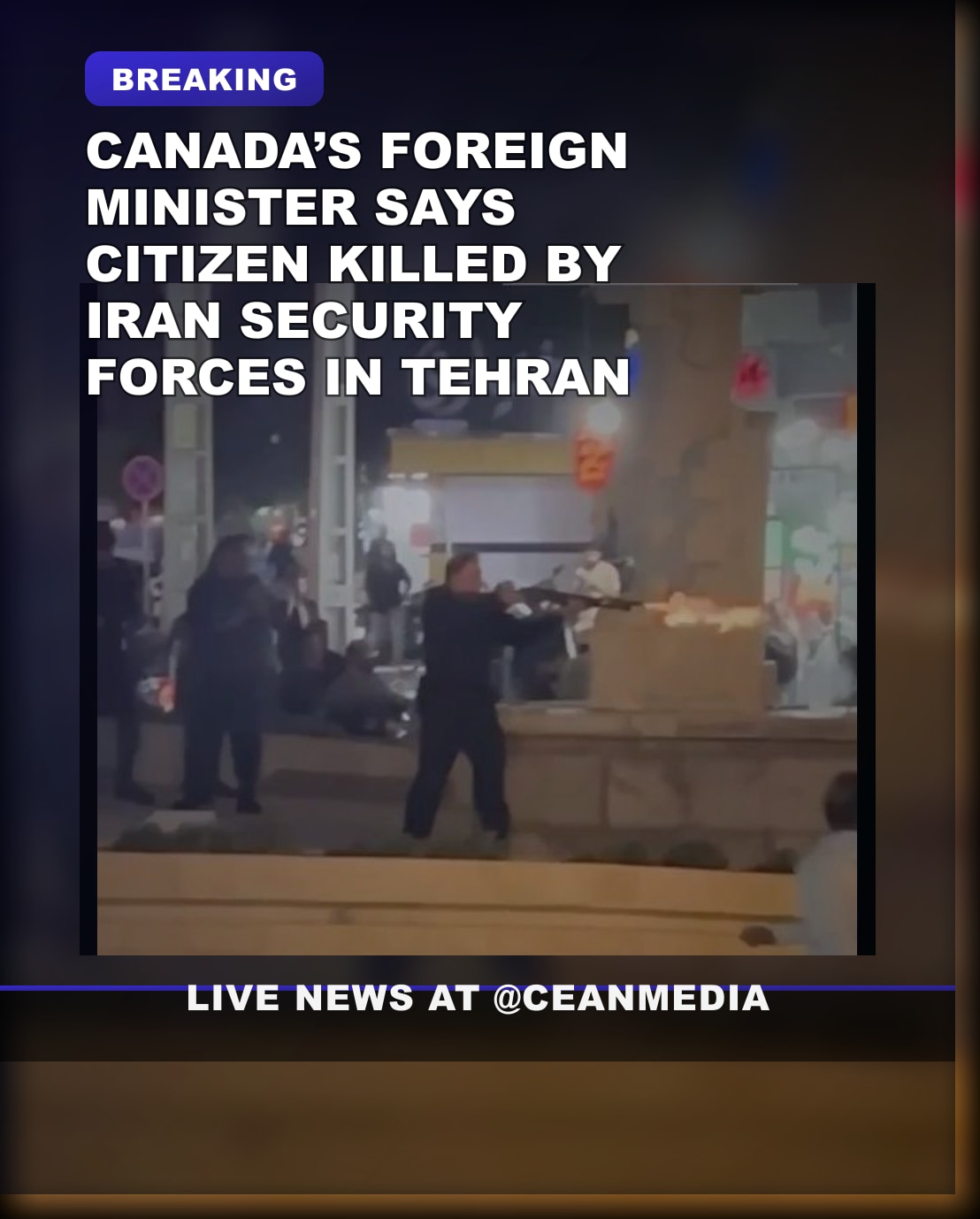 Illustrative photo for: Canada Iran citizen death Confirmed by Foreign Minister
