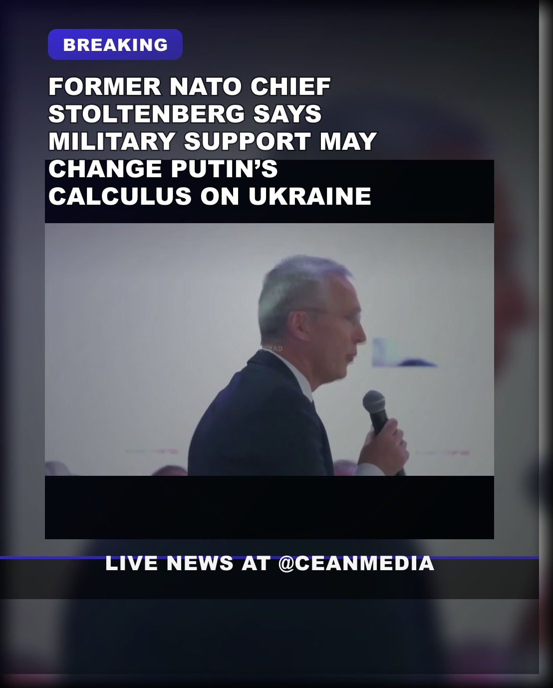 Illustrative photo for: Supporting Ukraine through military: Former NATO chief Jens