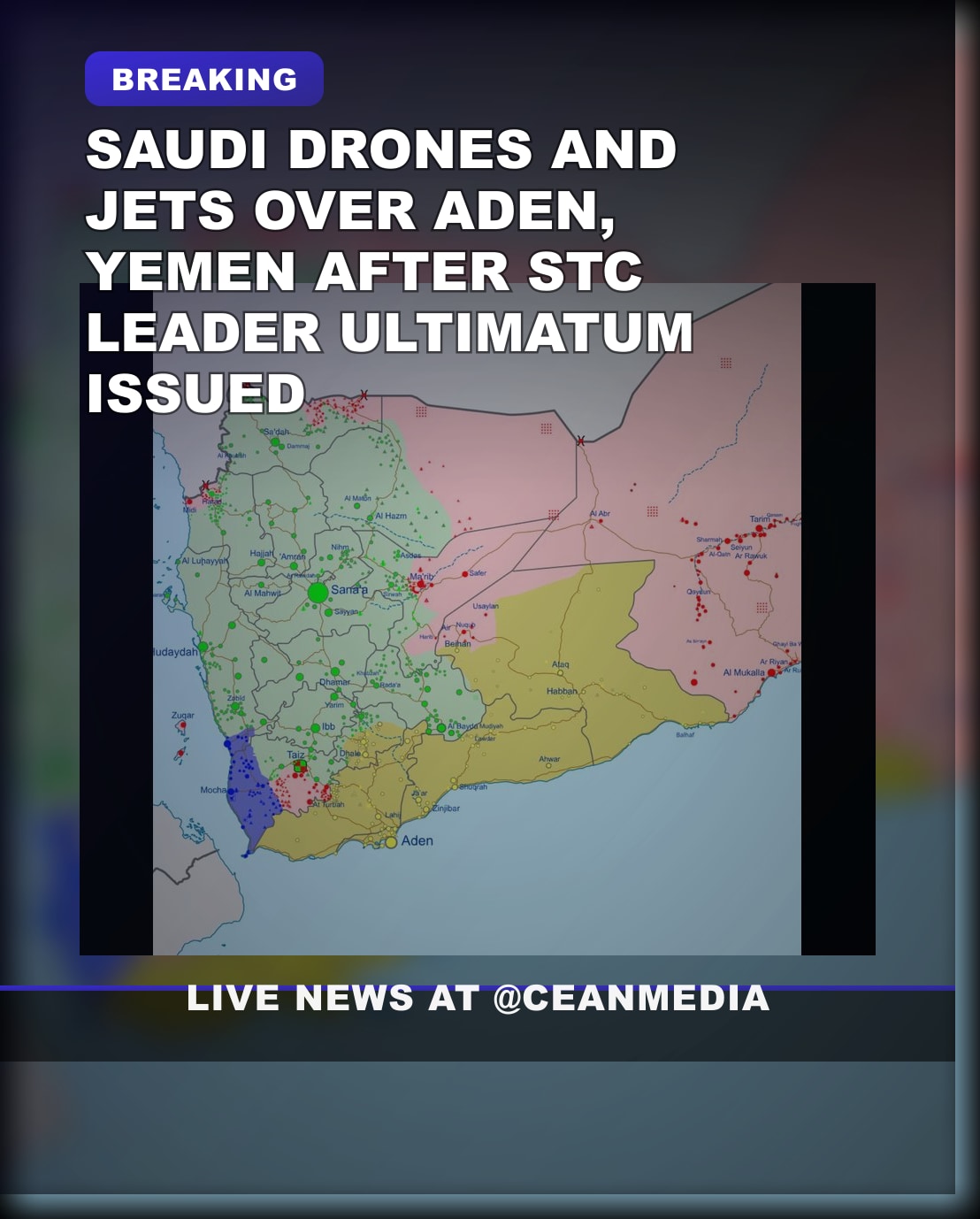 Illustrative photo for: Saudi Yemen military escalation: Drones and Jets Threaten