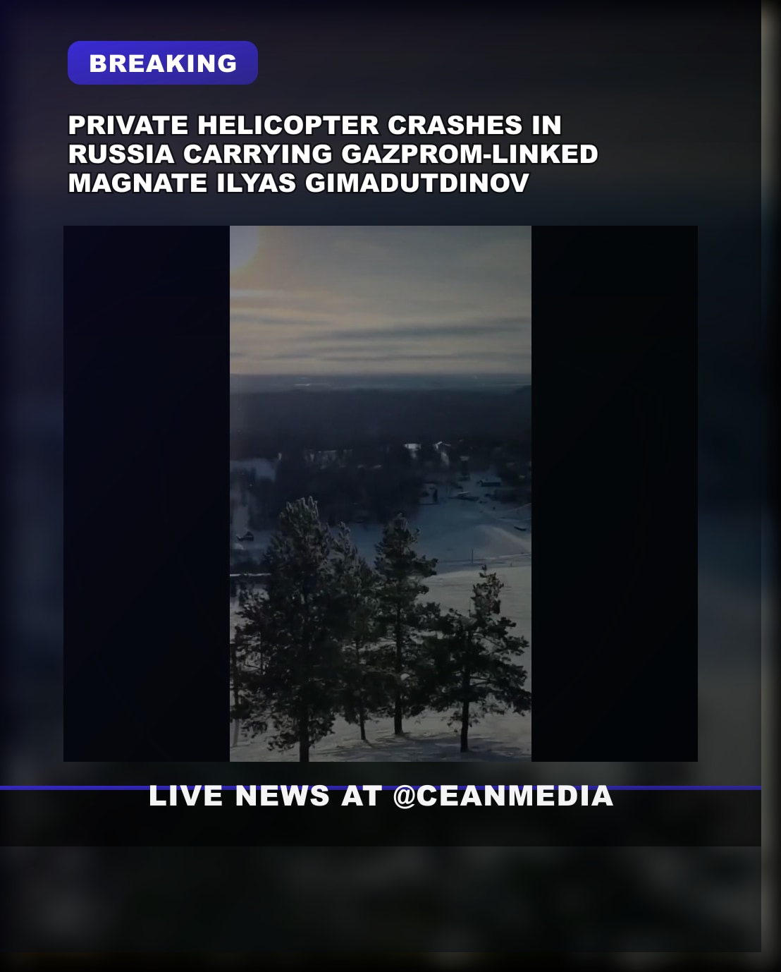 Illustrative photo for: Helicopter Crash in Russia Involving Millionaire Ilyas