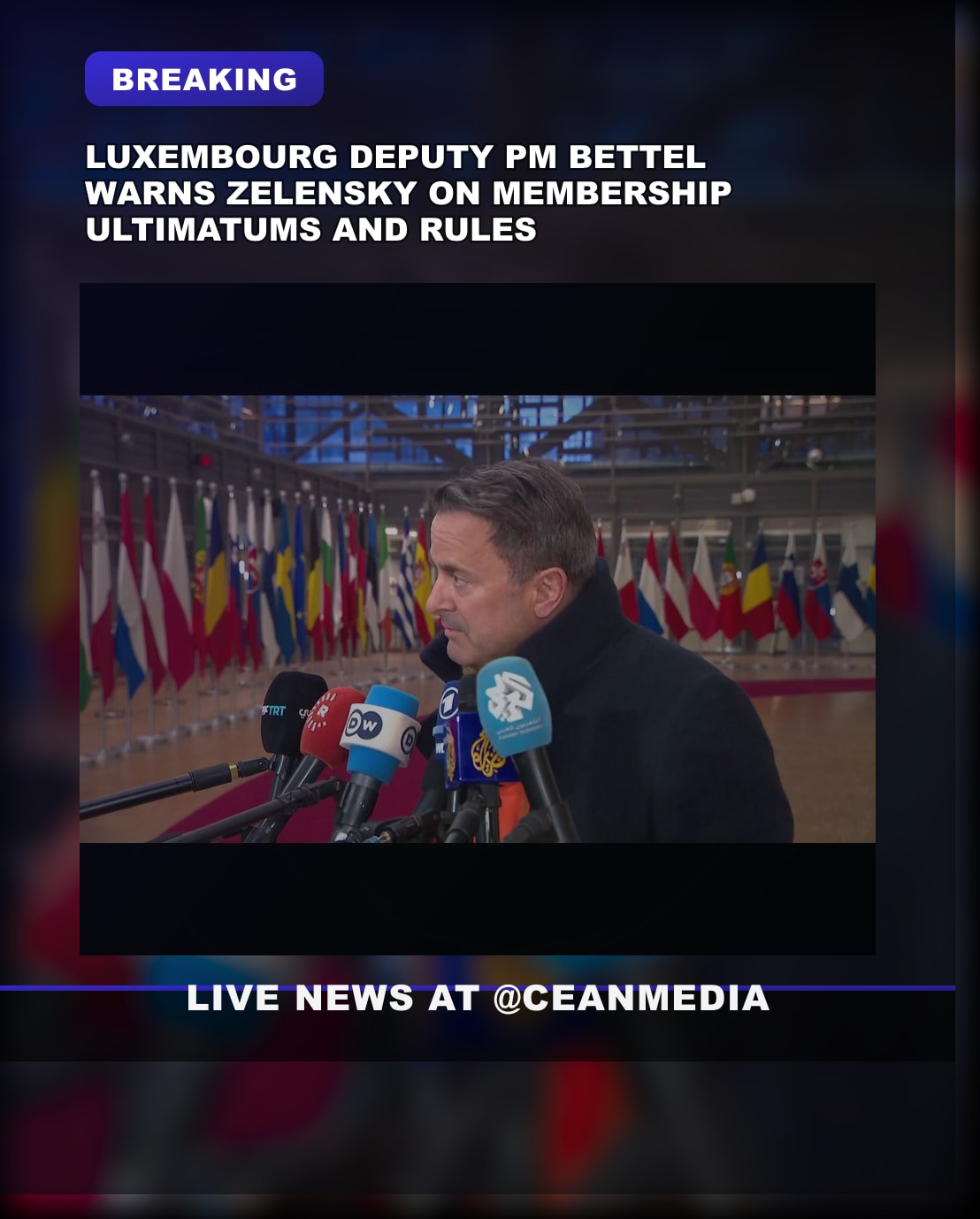 Illustrative photo for: Luxembourg Deputy Prime Minister Urges Ukraine to Avoid