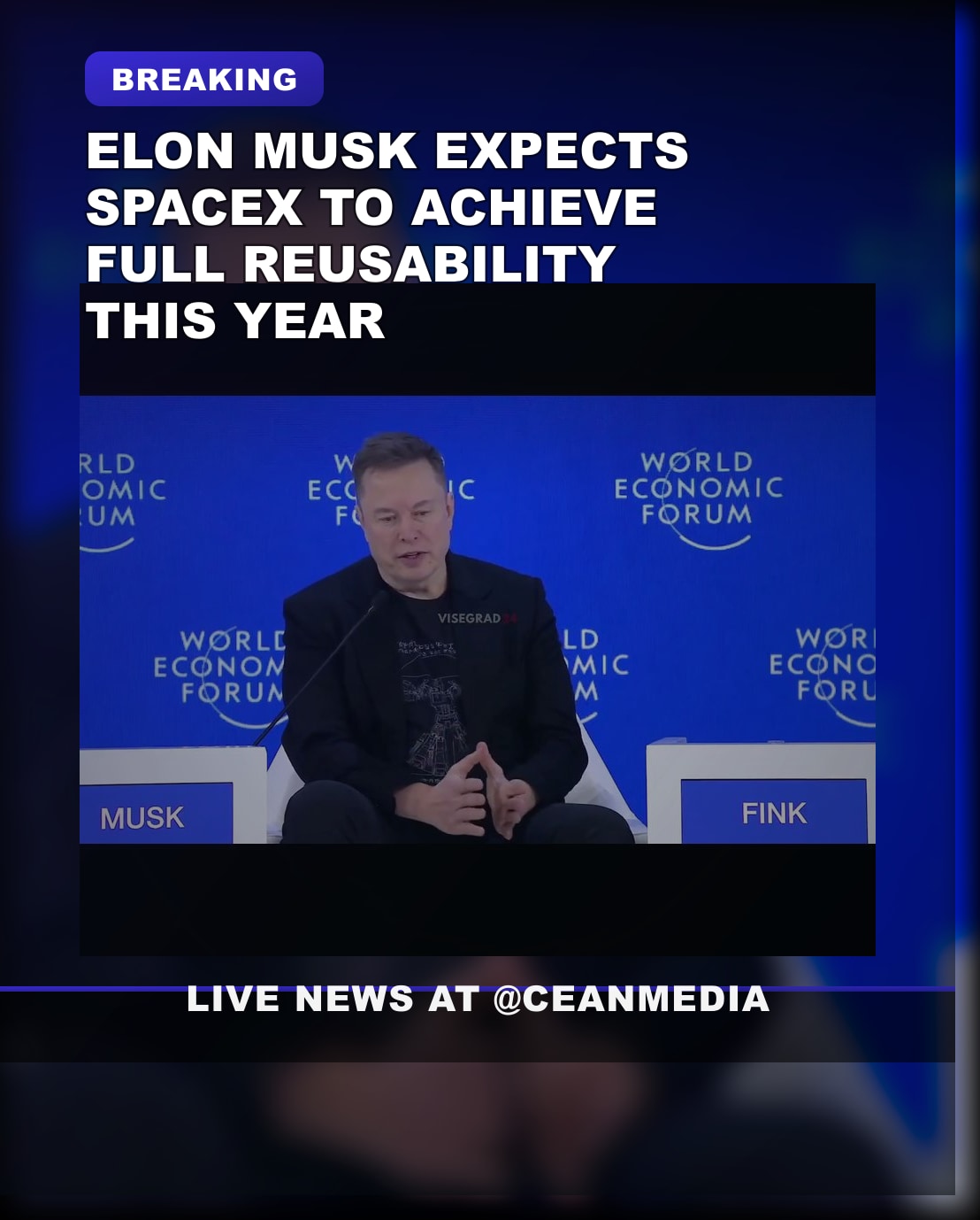 Illustrative photo for: Elon Musk Claims SpaceX Aims to Achieve Full Rocket