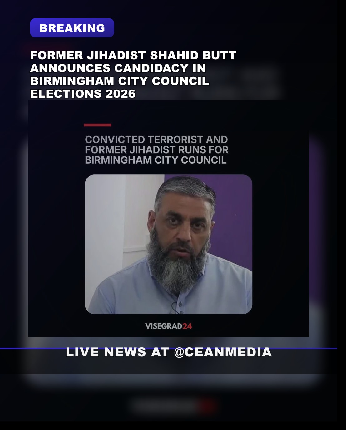 Illustrative photo for: Former Jihadist Shahid Butt Announces Birmingham Elections