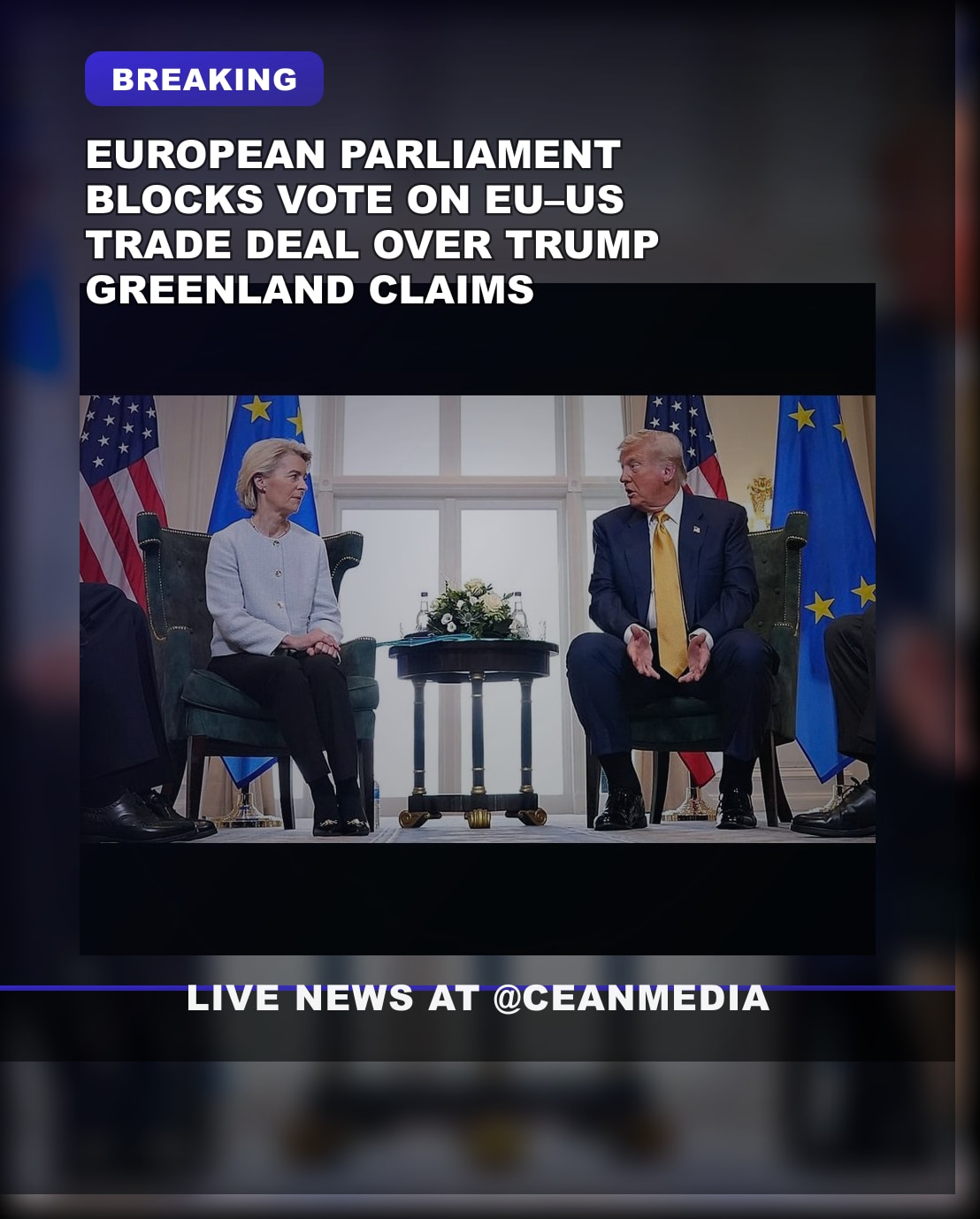 Illustrative photo for: European Parliament Suspends EU US Trade Agreement Over