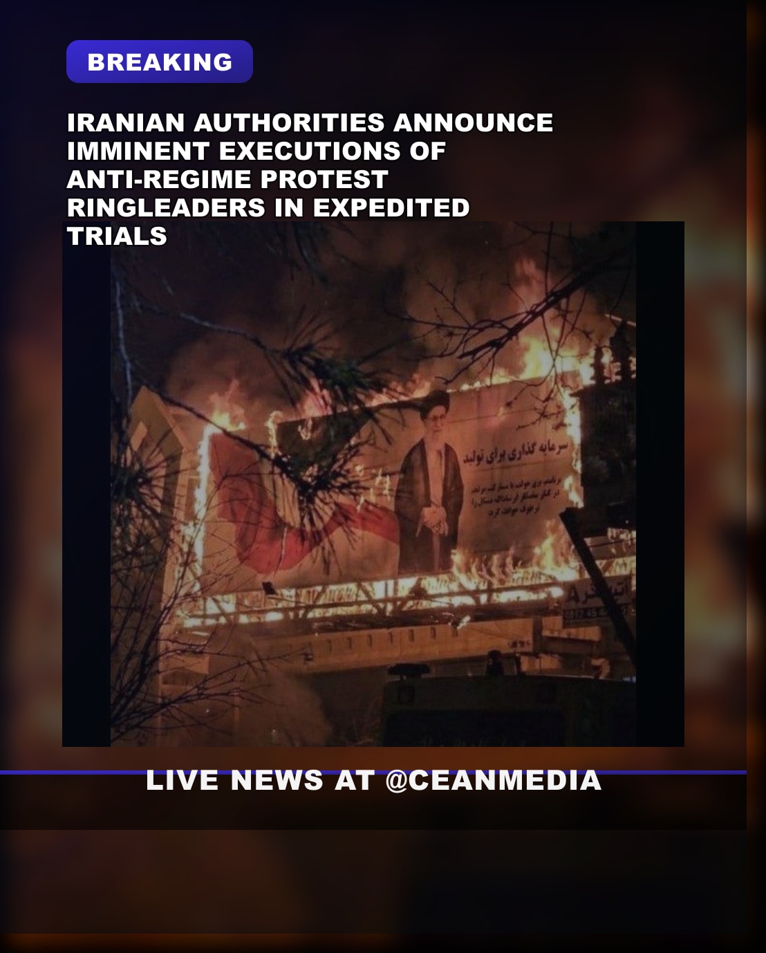 Illustrative photo for: Iran anti regime protests: Authorities to execute