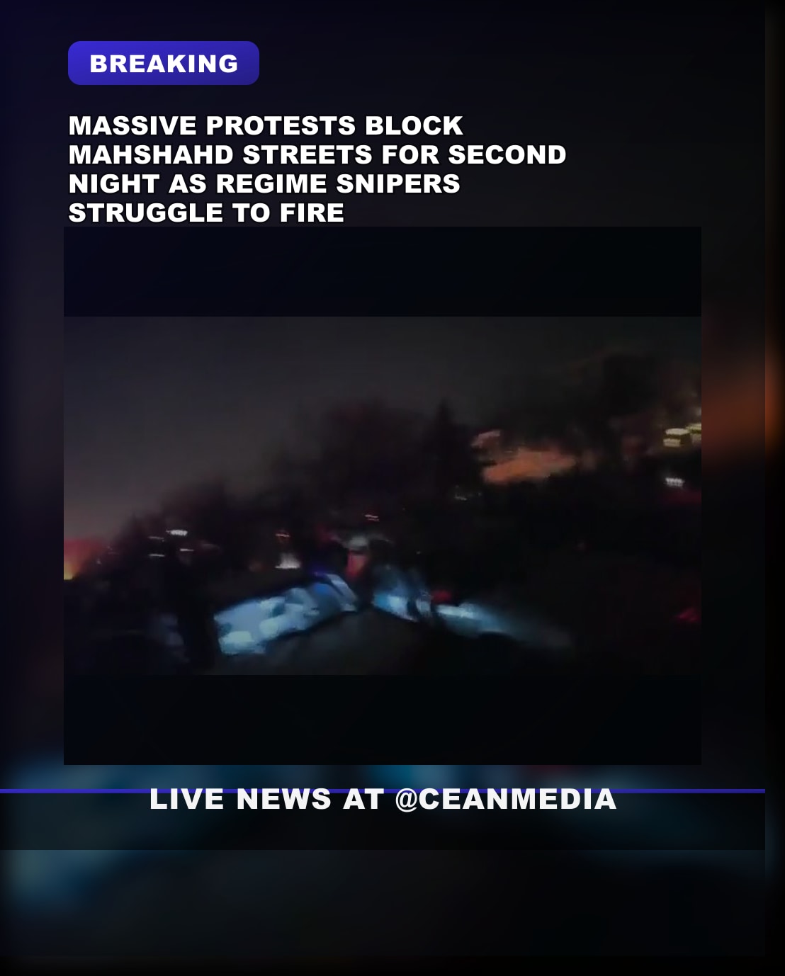 Illustrative photo for: Mahshad Anti-Regime Protests Erupt in Iran’s Second-Largest