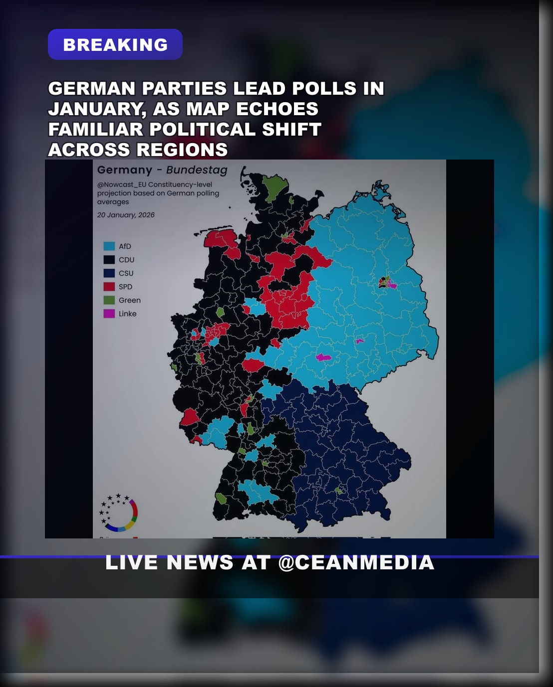 Illustrative photo for: German Political Opinion Polls Show Regional Party Trends