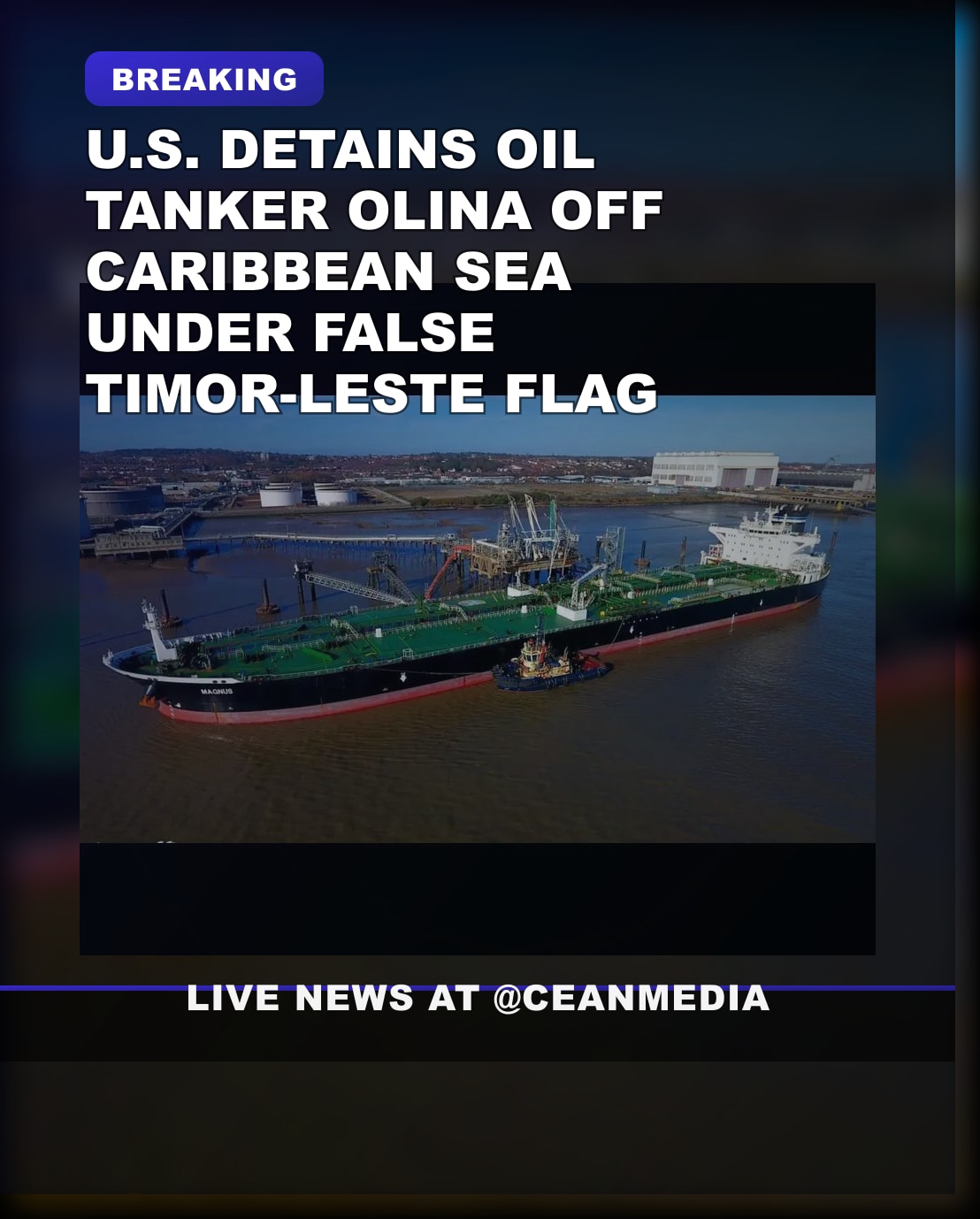 Illustrative photo for: U.S. Oil Tanker Detention: Operation Targets Flag-Fraud