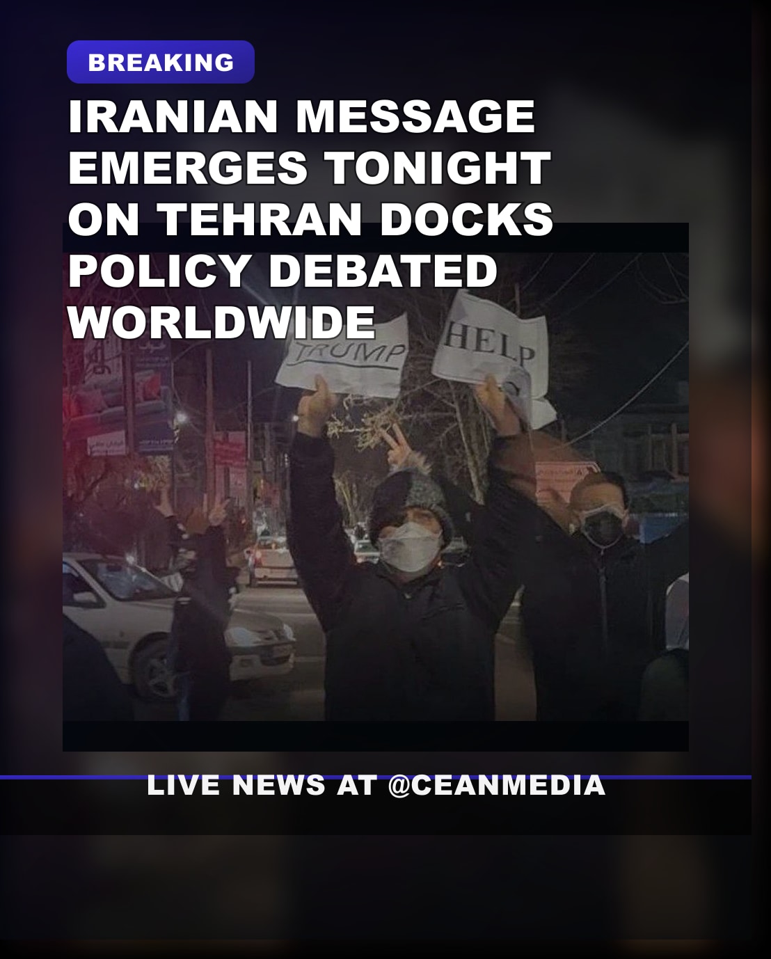 Illustrative photo for: Iran message tonight: New statement amid ongoing