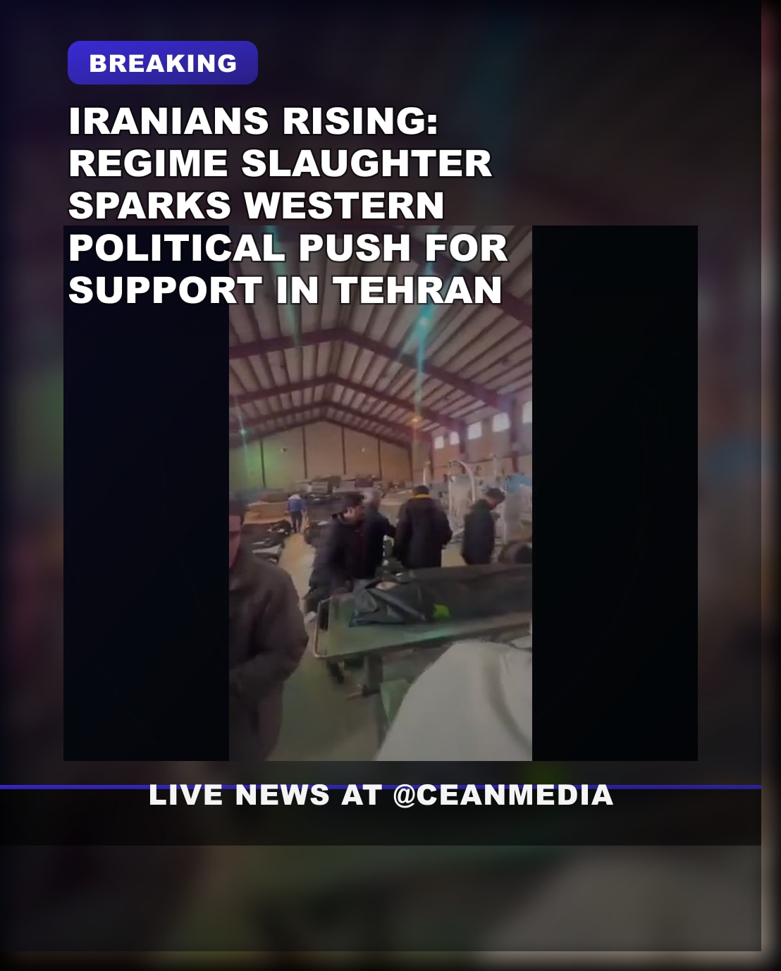 Illustrative photo for: Support Iranians Against Regime: Exclusive V24 Footage of