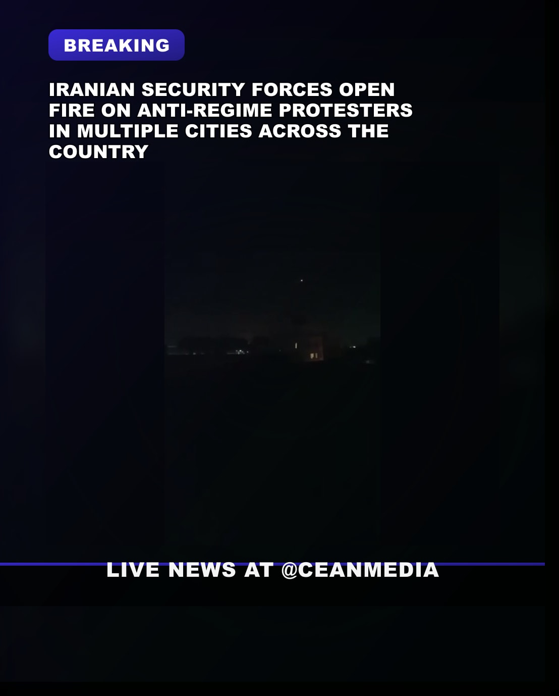 Illustrative photo for: Iran protests gunfire: Security forces escalate crackdown