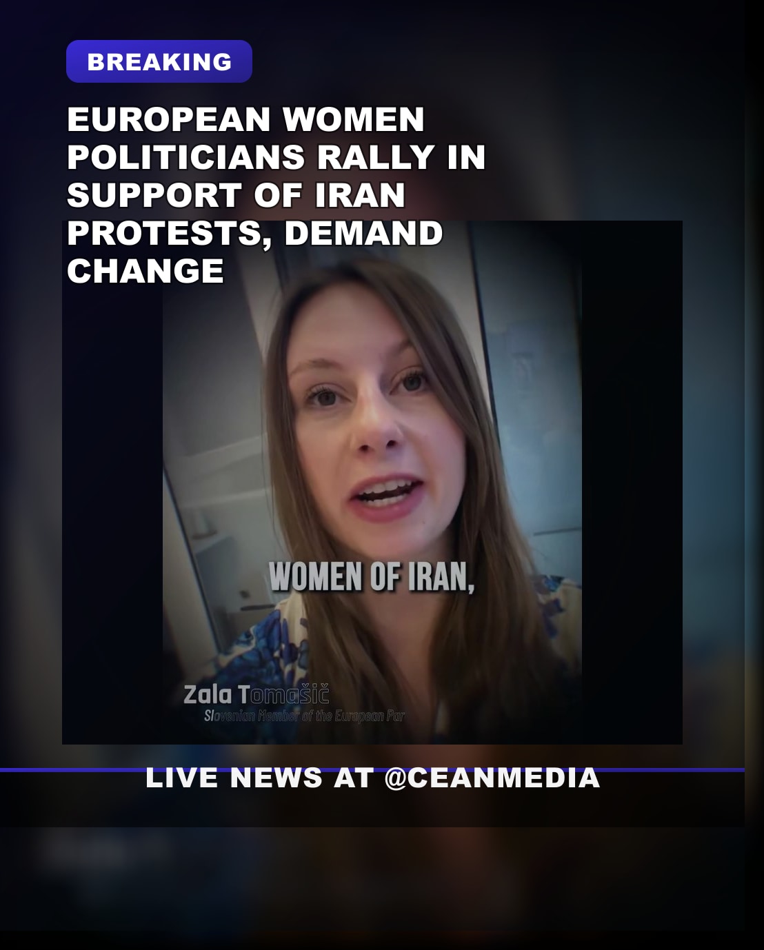 Illustrative photo for: European Female Politicians Rally in Support of Iranian