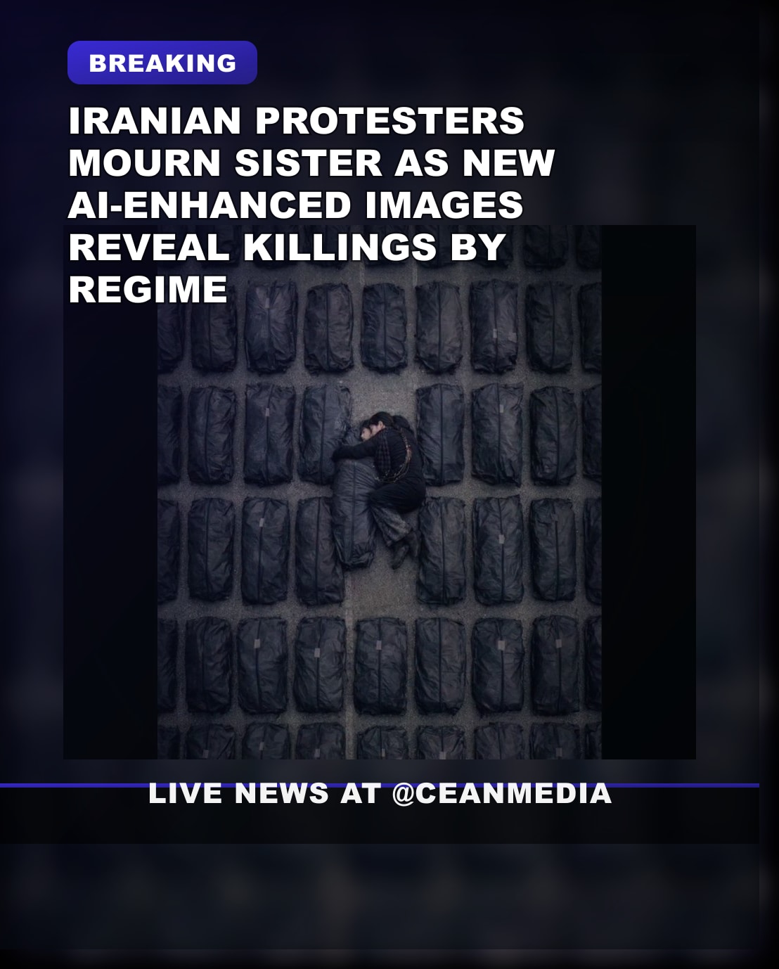 Illustrative photo for: Iranian protest photo viral: Woman's embrace highlights