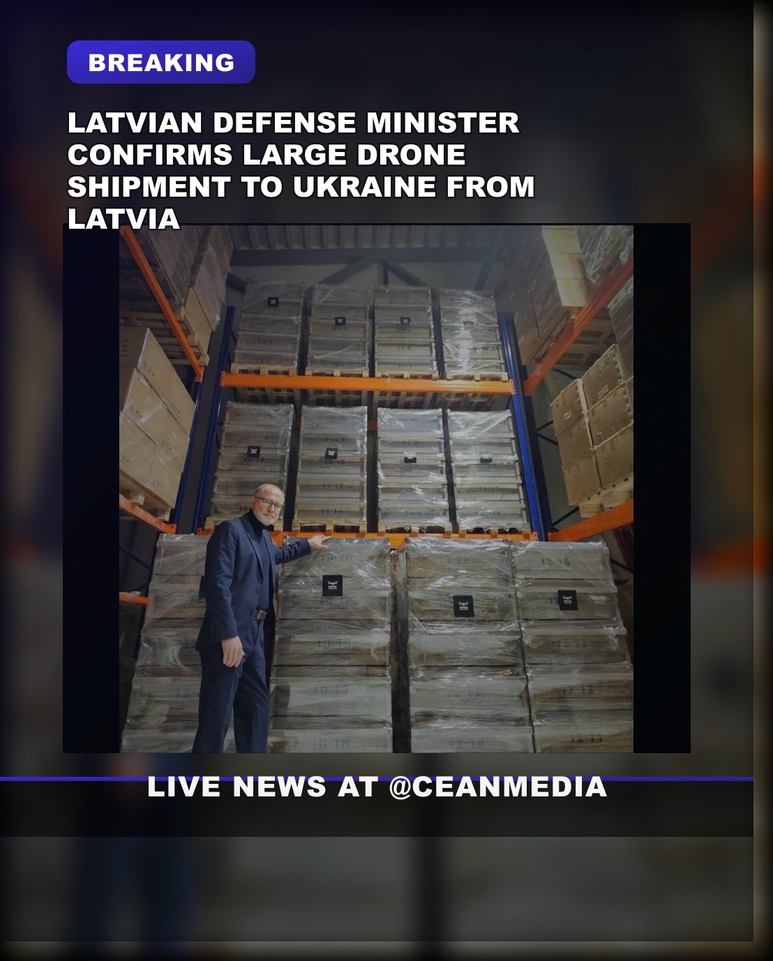 Illustrative photo for: Latvia Ukraine drone shipment: Defense Minister Announces
