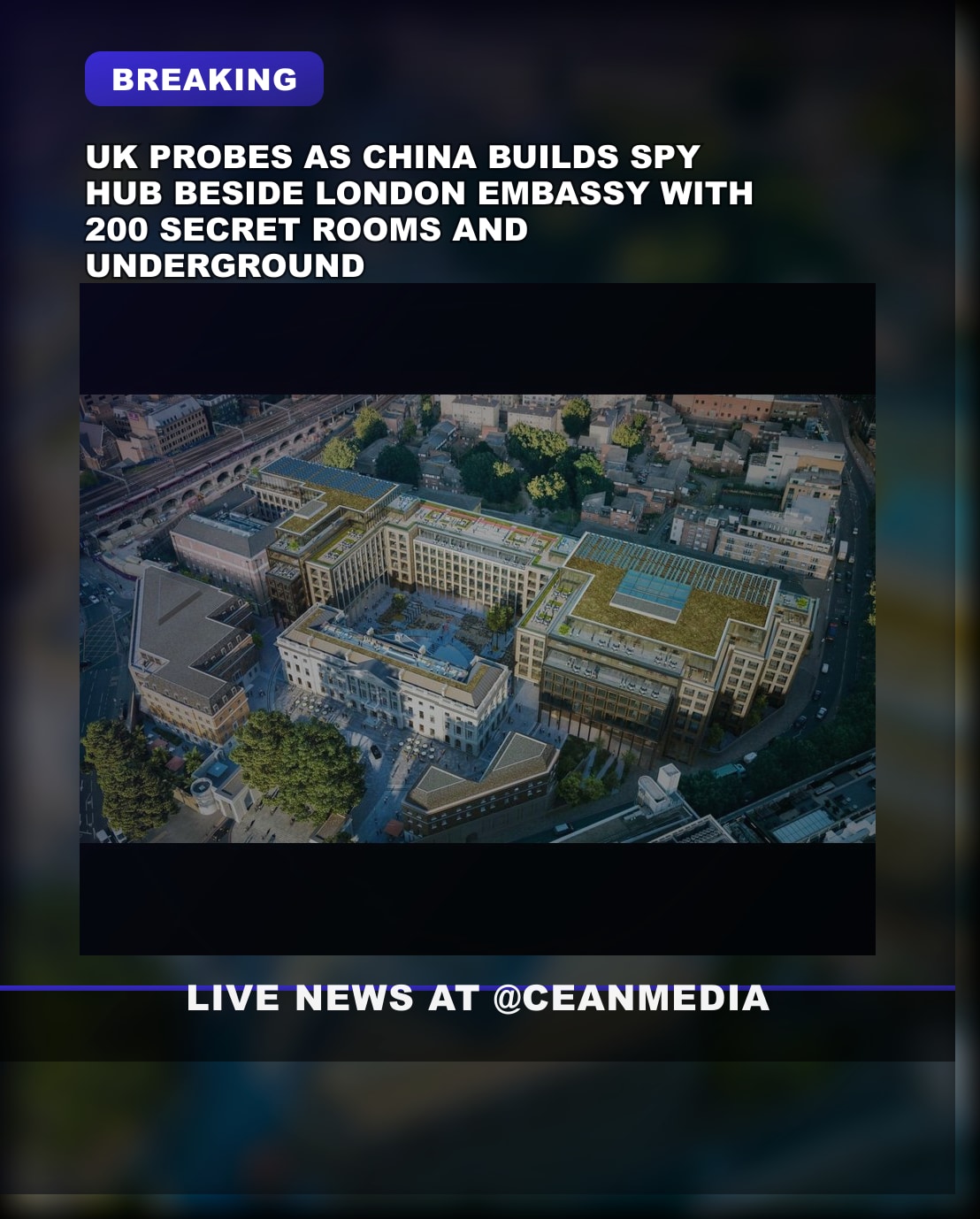 Illustrative photo for: UK Outcry Over Chinese Embassy Spy Hub with Secret Rooms
