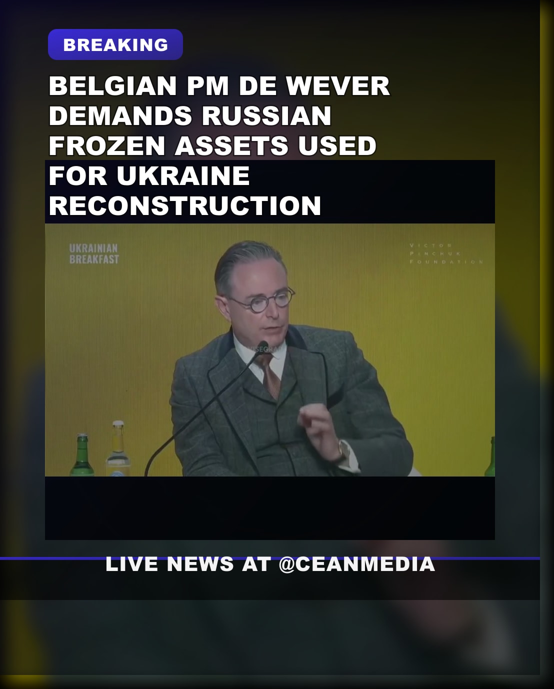 Illustrative photo for: Belgian PM Bart De Wever on Russian Frozen Assets and