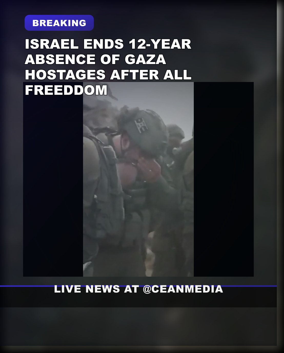 Illustrative photo for: Israeli hostages in Gaza finally freed after 12 years —