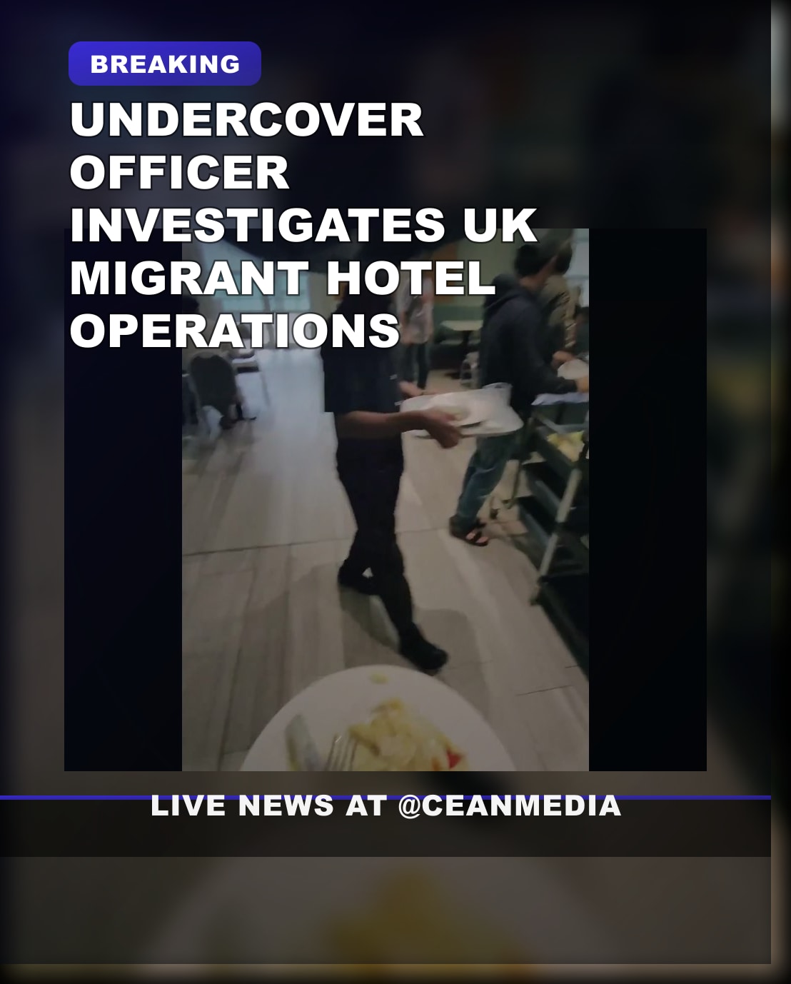 Illustrative photo for: UK migrant hotel undercover: Inside the investigation