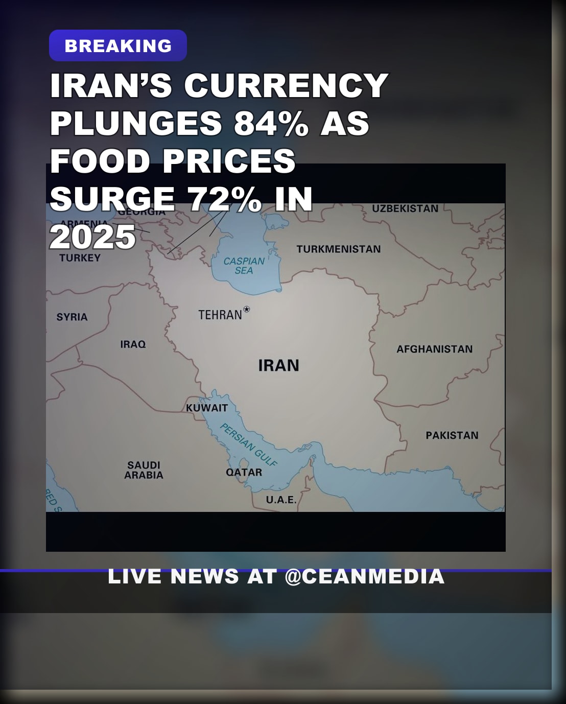 Illustrative photo for: Iran currency inflation crisis deepens as currency loses