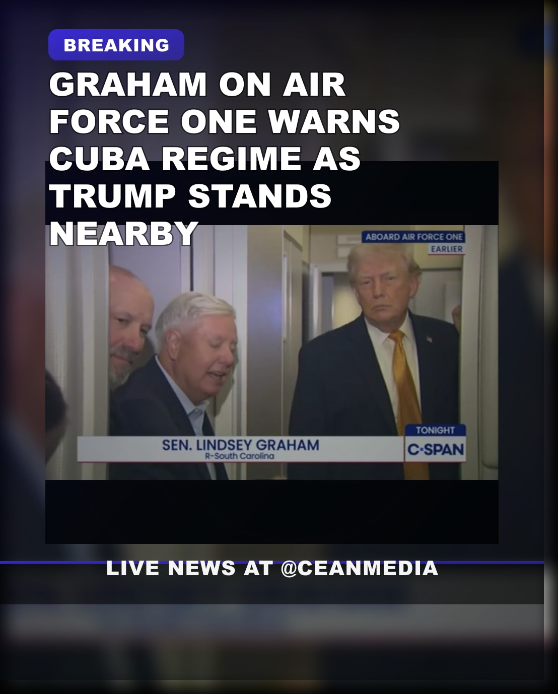 Illustrative photo for: Senator Lindsey Graham Warns Cuba Communist Dictatorship