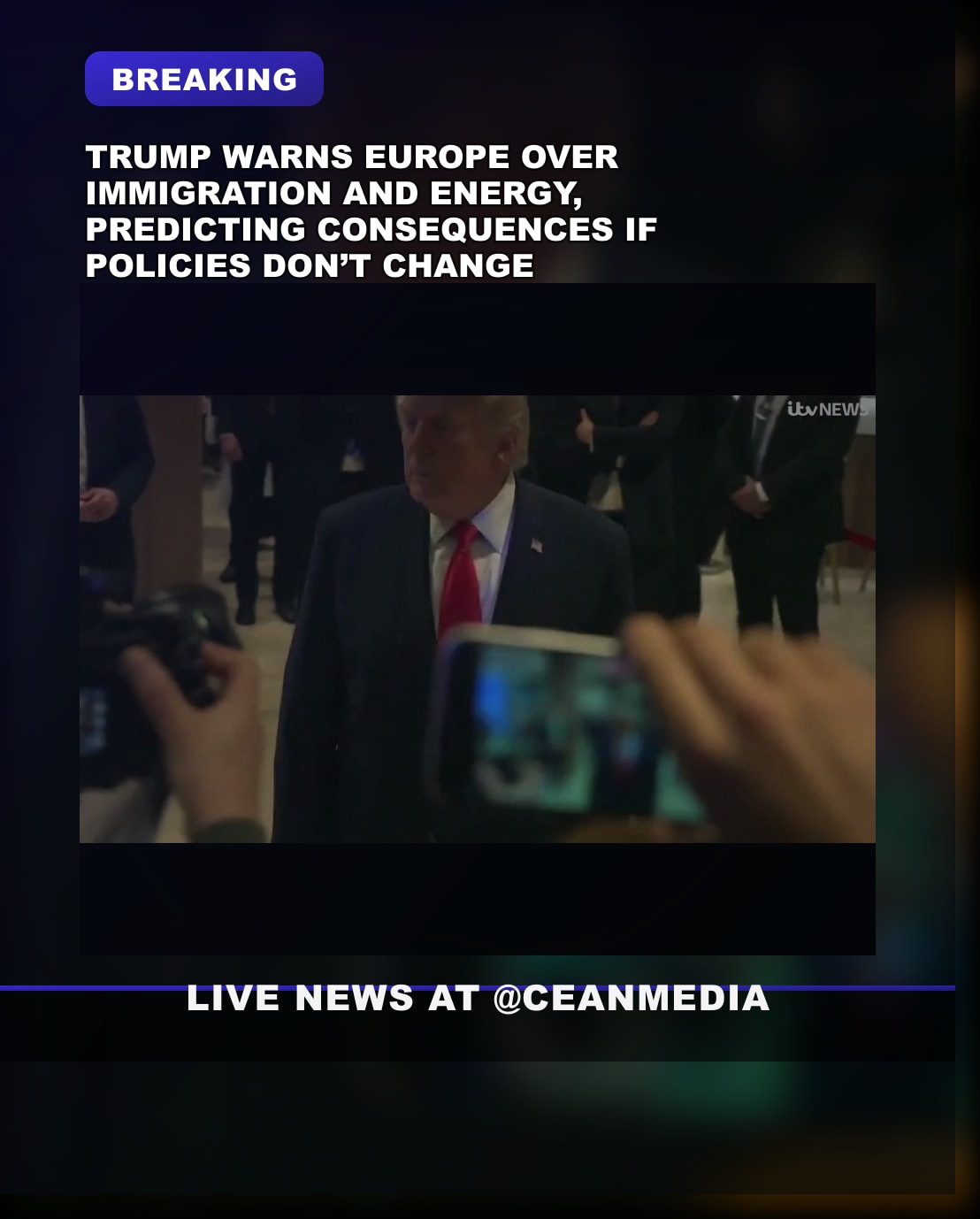 Illustrative photo for: Trump Warns Europe of Consequences Over Europe's