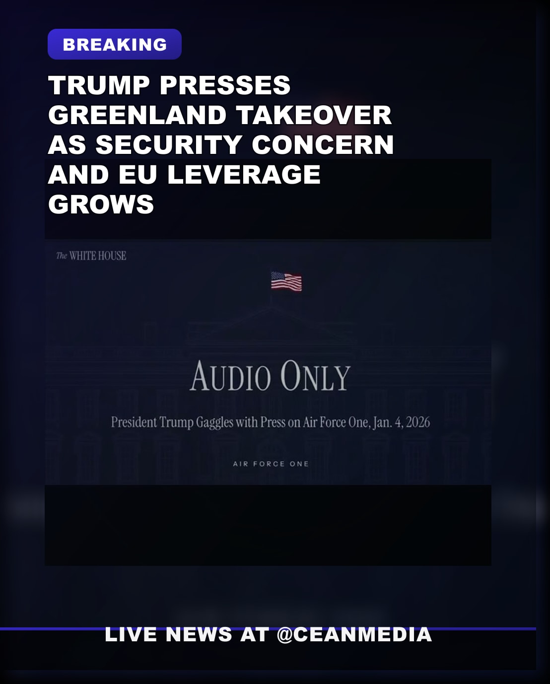 Illustrative photo for: Greenland security strategic importance: Trump mocks