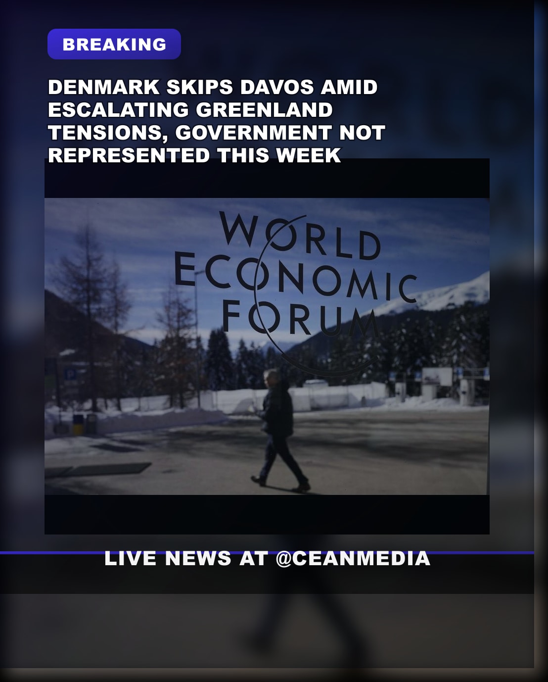 Illustrative photo for: Denmark skips Davos Forum Amid Rising Tensions Over