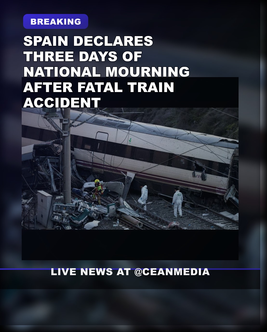 Illustrative photo for: Spanish Government National Mourning Declared After Deadly