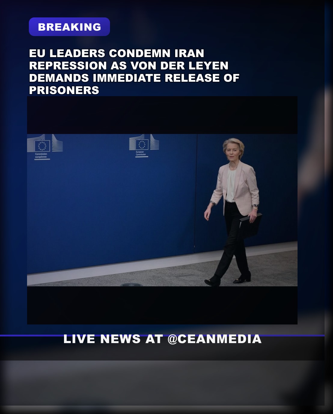 Illustrative photo for: Europe condemns Iran protests amid violent crackdown