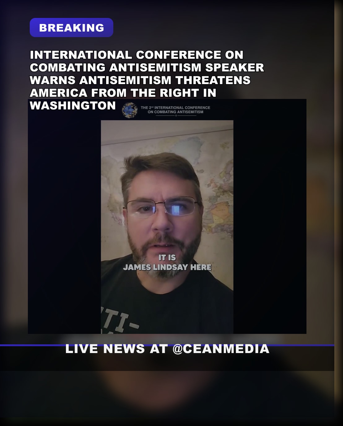 Illustrative photo for: Antisemitism American threat highlighted at International