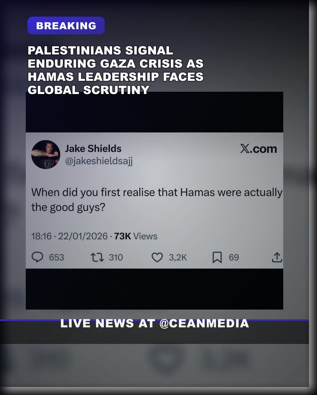 Illustrative photo for: Hamas and Palestinian suffering: How Leadership Contributes