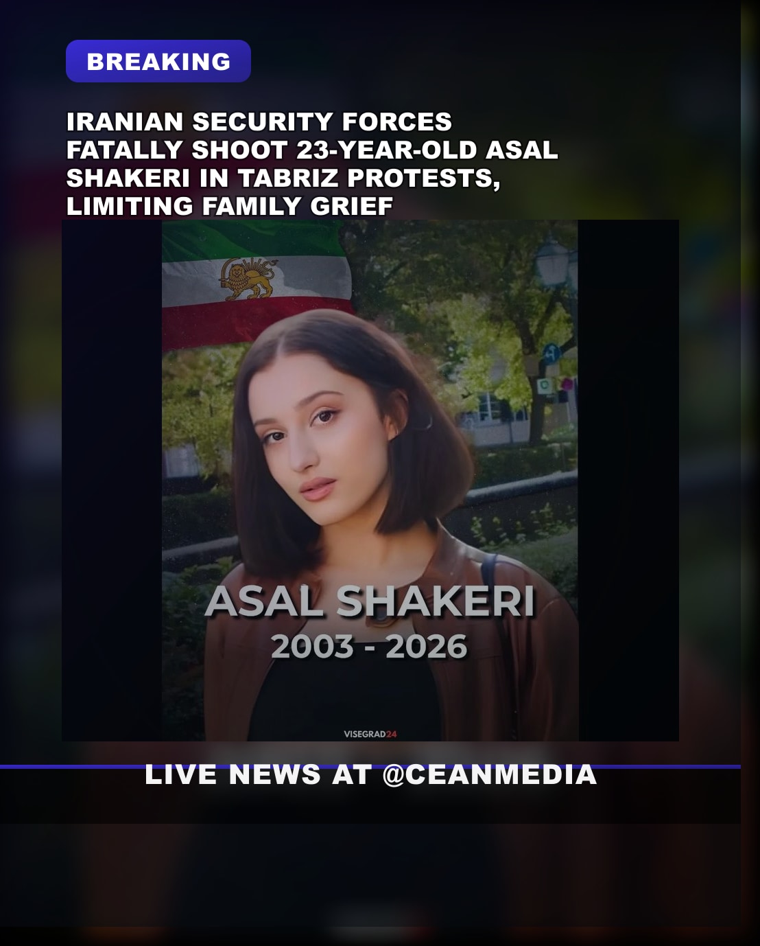 Illustrative photo for: Iranian protests crackdown: Security forces kill