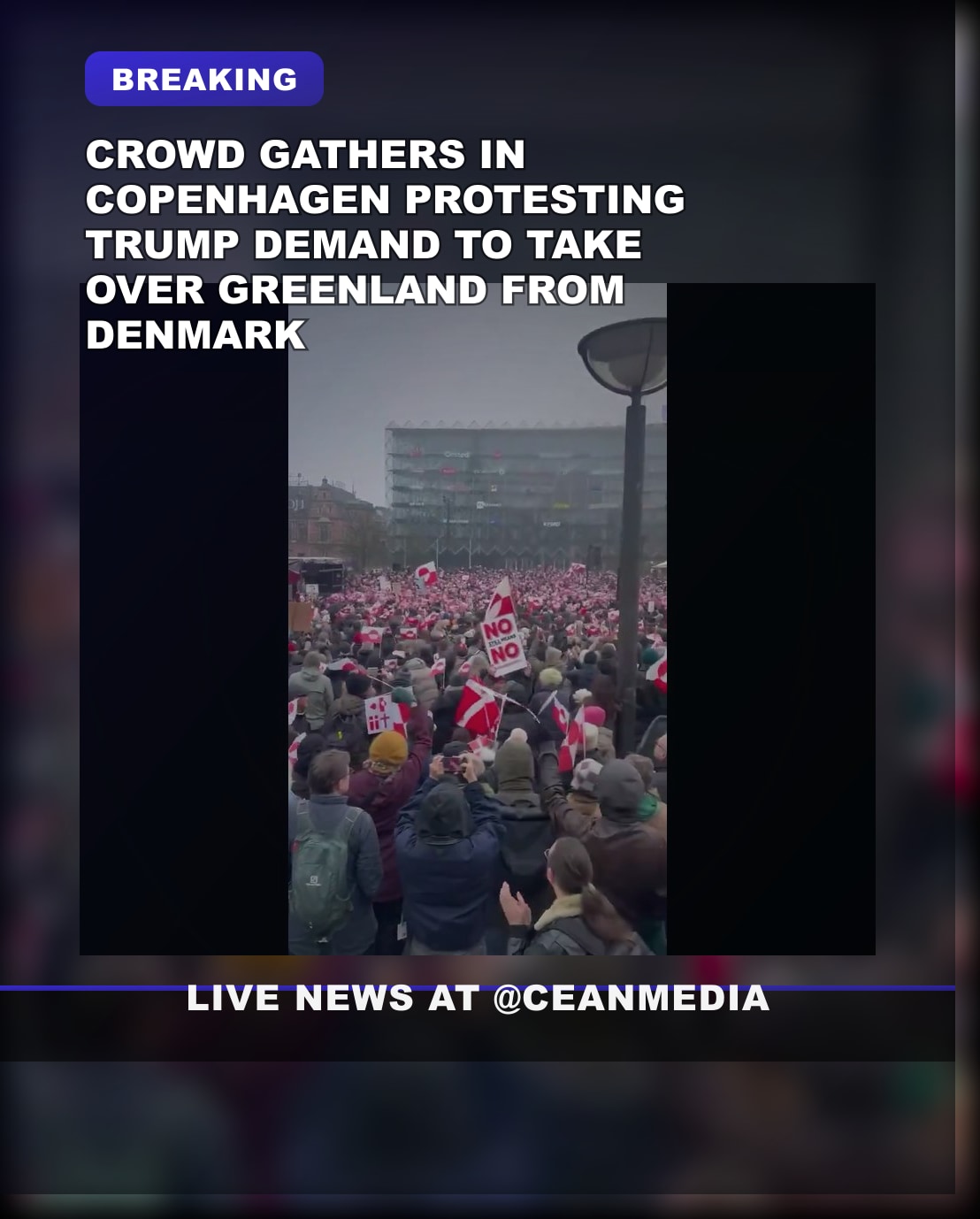 Illustrative photo for: Greenland protest Copenhagen: Massive Rally Against U.S.