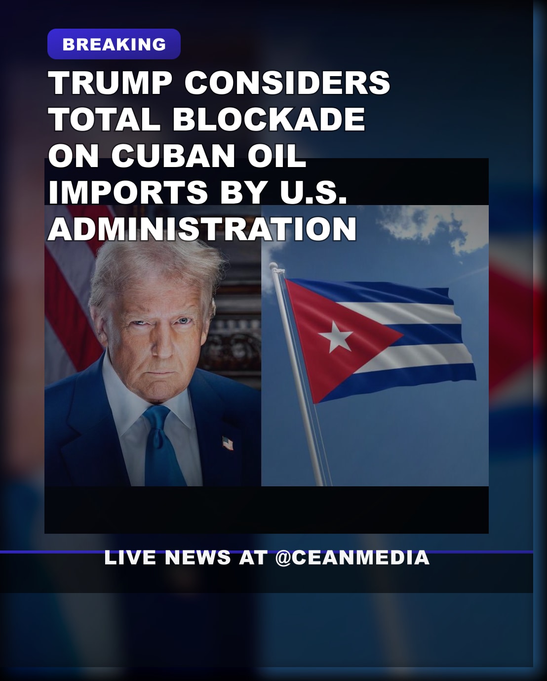 Illustrative photo for: Trump Cuba oil blockade: Trump considers total oil import
