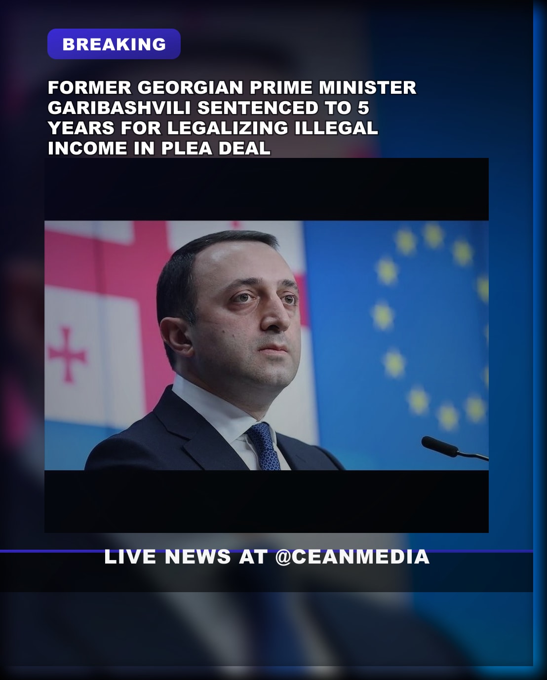 Illustrative photo for: Irakli Garibashvili prison sentence: Former Georgian PM