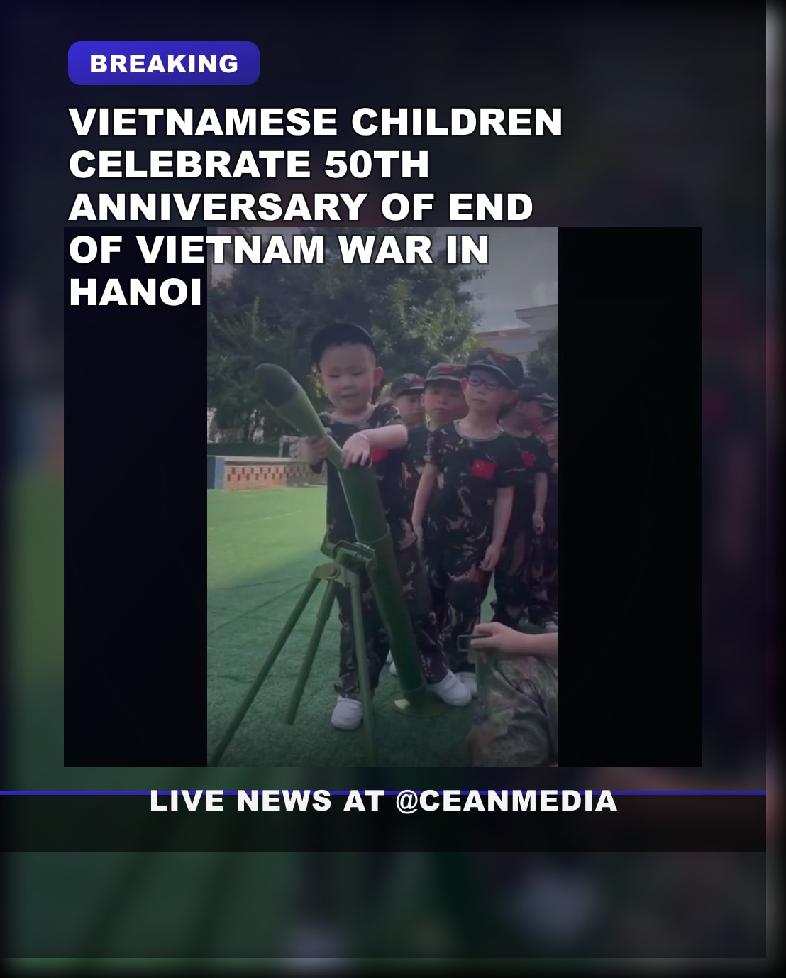 Illustrative photo for: Vietnamese Children Mark 50 Years Since Vietnam War