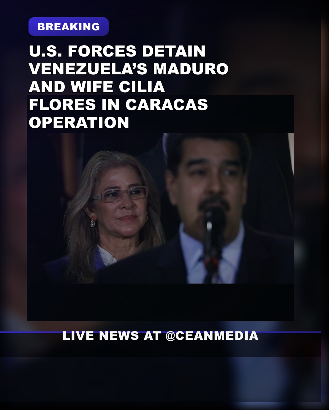 Illustrative photo for: Cilia Flores Maduro rule Questioned Amid U.S. Detention