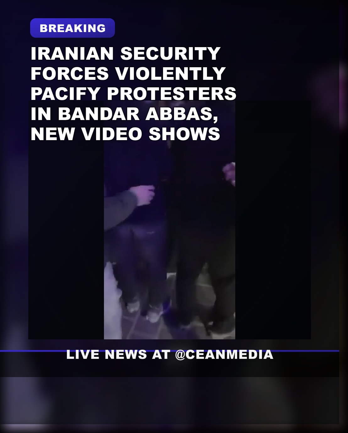 Illustrative photo for: Iranian protest crackdown: Exclusive V24 footage of