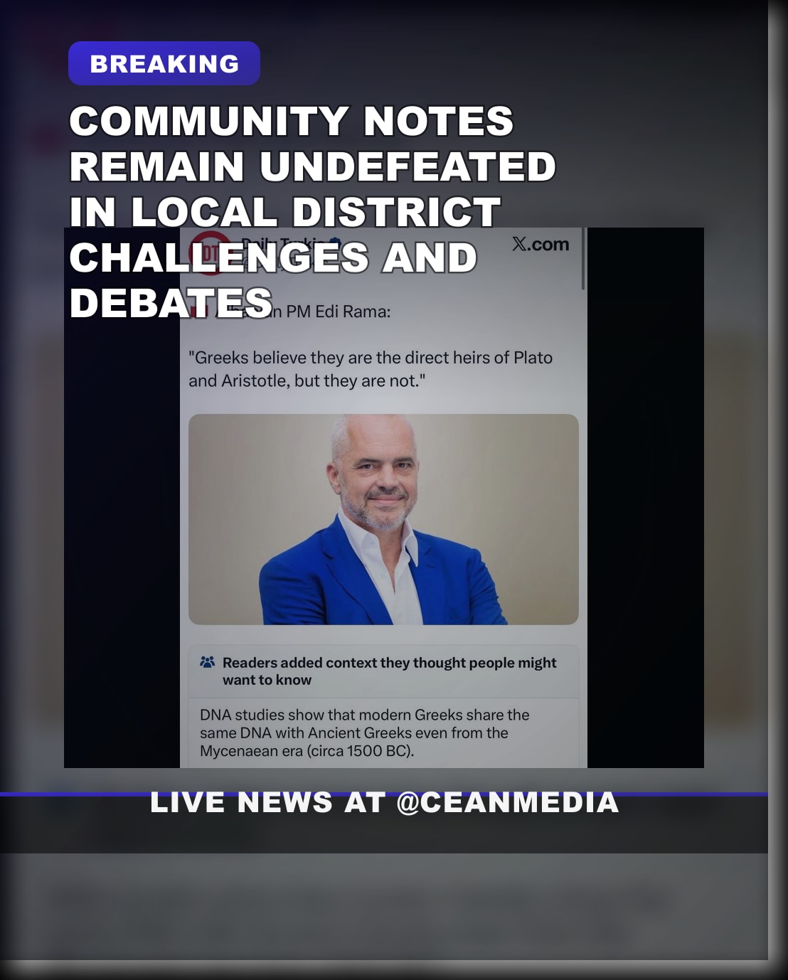 Illustrative photo for: Community Notes Undefeated: Continues Its Winning Streak