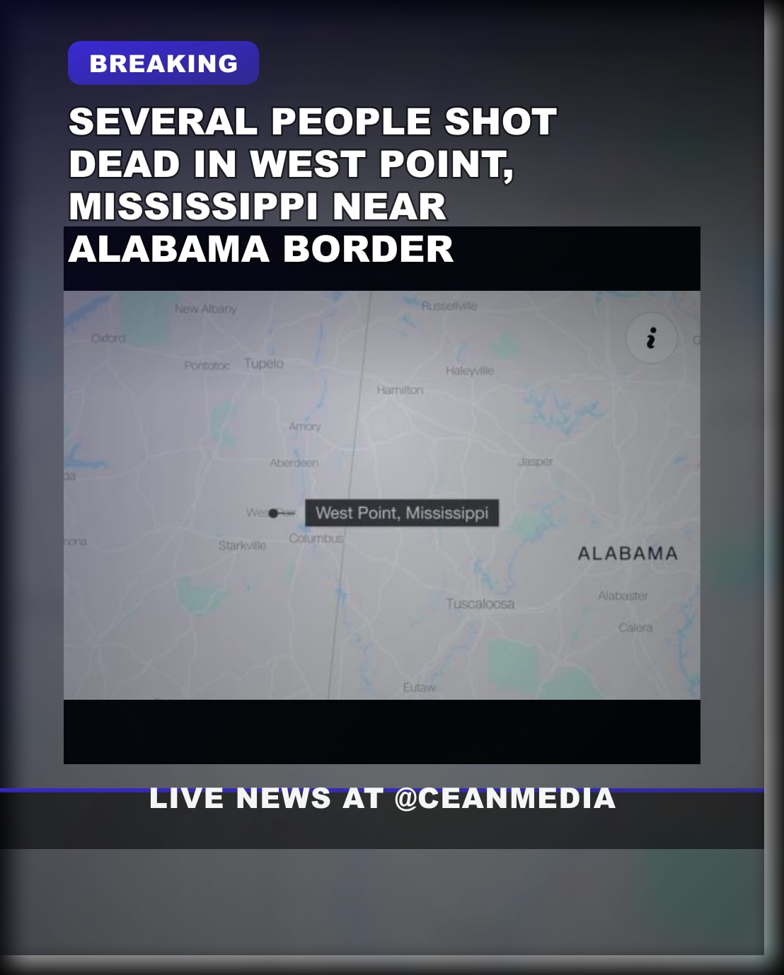 Illustrative photo for: West Point Mississippi shooting Leaves Multiple Victims Dead