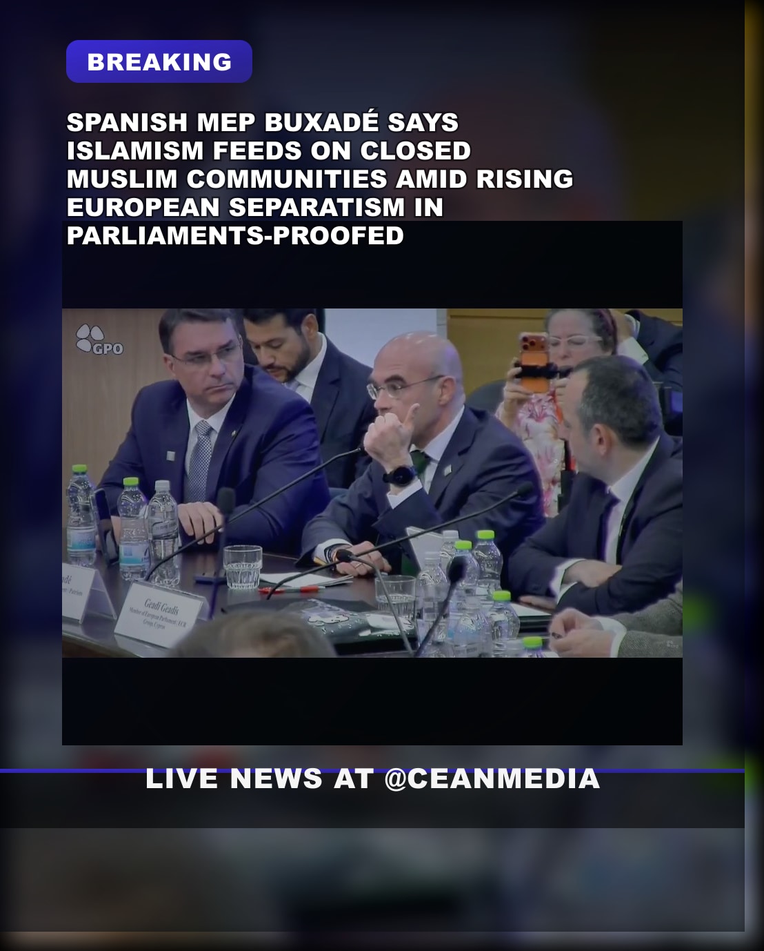 Illustrative photo for: Spanish MEP Jorge Buxadé Warns of Rising Islamism and