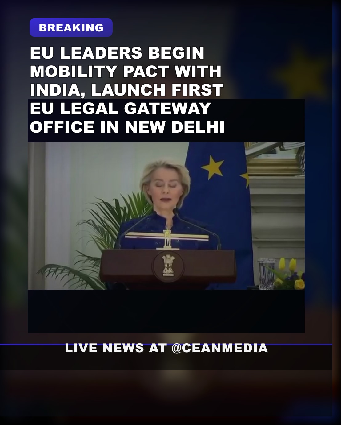 Illustrative photo for: EU India mobility agreement: Boost for students,