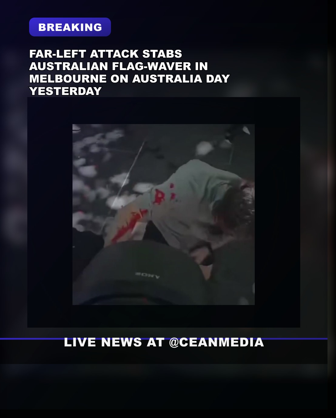 Illustrative photo for: Far Left Terrorist Attack in Melbourne: Young Aussie