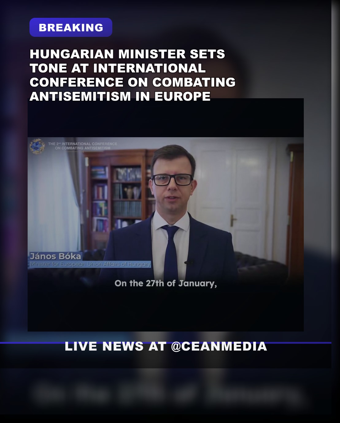 Illustrative photo for: Hungarian Minister Warns of Growing Antisemitism in Europe