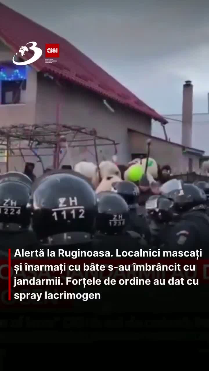 Illustrative photo for: Romanian Folk Tradition Confrontation: Riot Police Clash